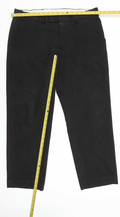 Dunnes Stores Men’s Black 36W 29L Dress Trousers Polyester