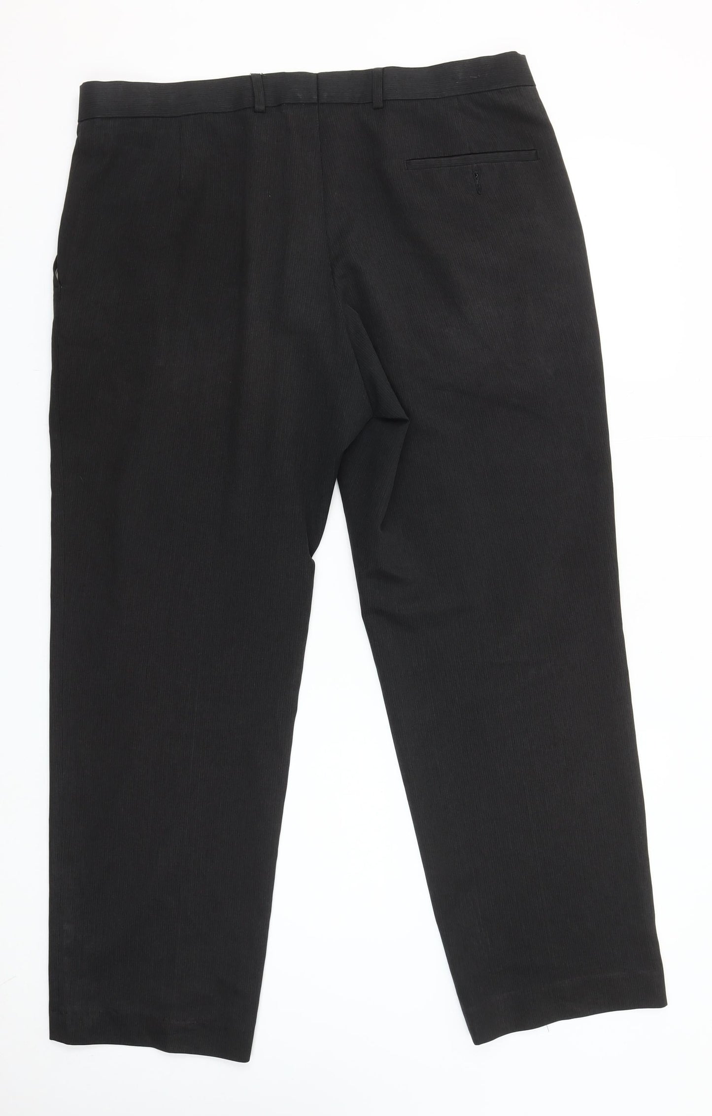 Dunnes Stores Men’s Black 36W 29L Dress Trousers Polyester