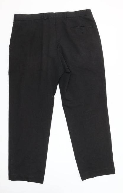 Dunnes Stores Men’s Black 36W 29L Dress Trousers Polyester