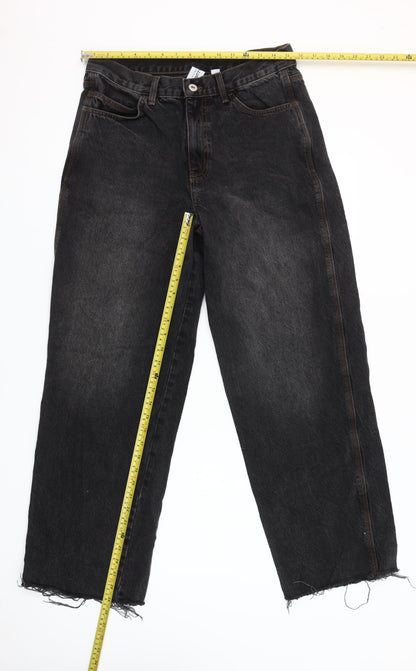Collusion Womens Black Straight Leg Jeans Size 12 30x32