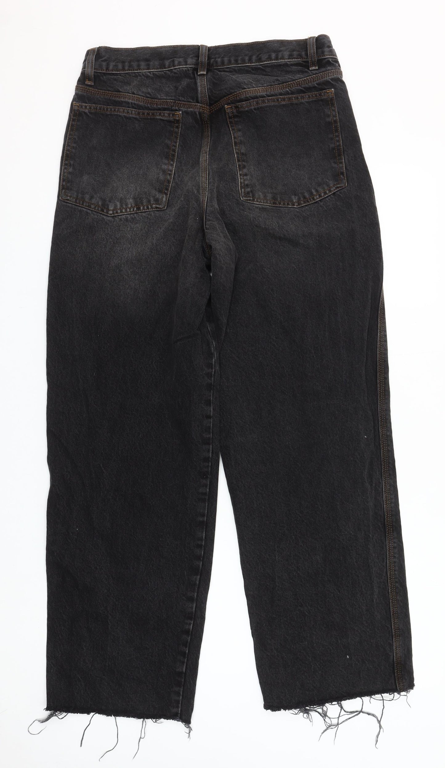 Collusion Womens Black Straight Leg Jeans Size 12 30x32