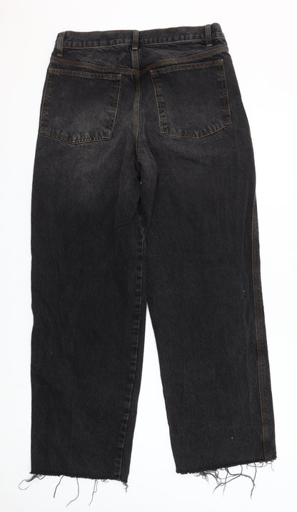 Collusion Womens Black Straight Leg Jeans Size 12 30x32