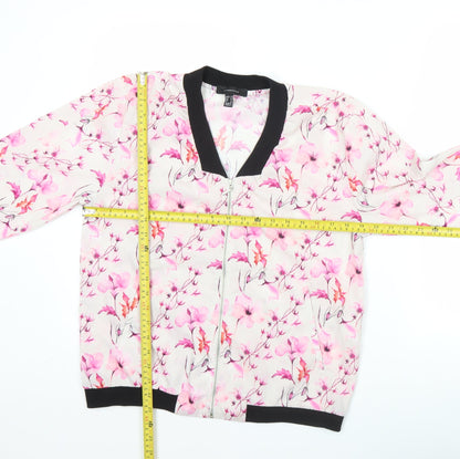 Atmosphere Womens Multicoloured Floral Bomber Jacket UK 10