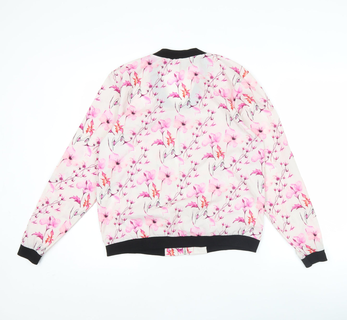 Atmosphere Womens Multicoloured Floral Bomber Jacket UK 10