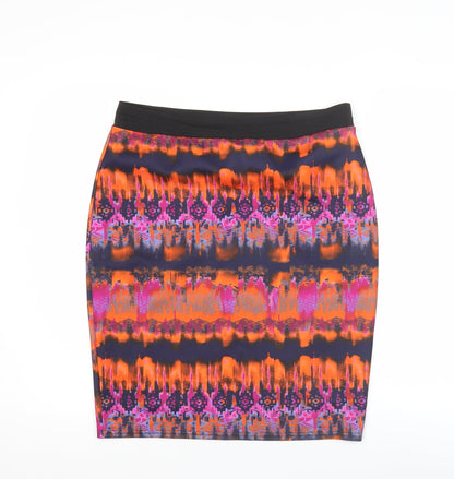 Savida Women’s Multicoloured Geometric Pencil Skirt Size L