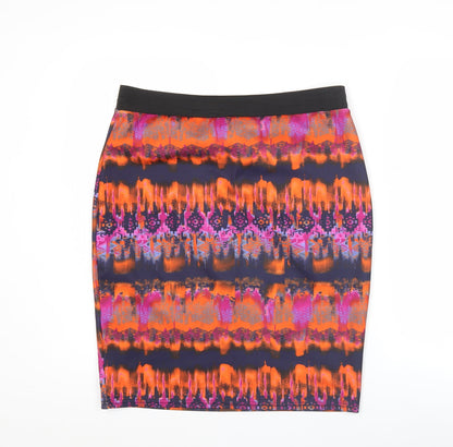 Savida Women’s Multicoloured Geometric Pencil Skirt Size L
