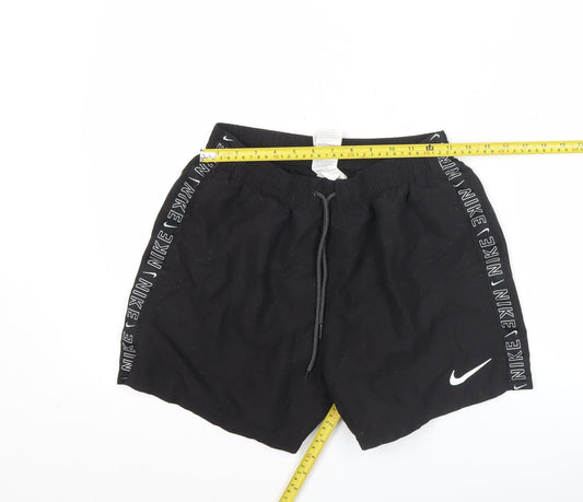 Nike Womens Black Athletic Activewear Shorts Size M Regular Fit