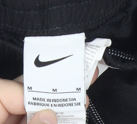 Nike Womens Black Athletic Activewear Shorts Size M Regular Fit