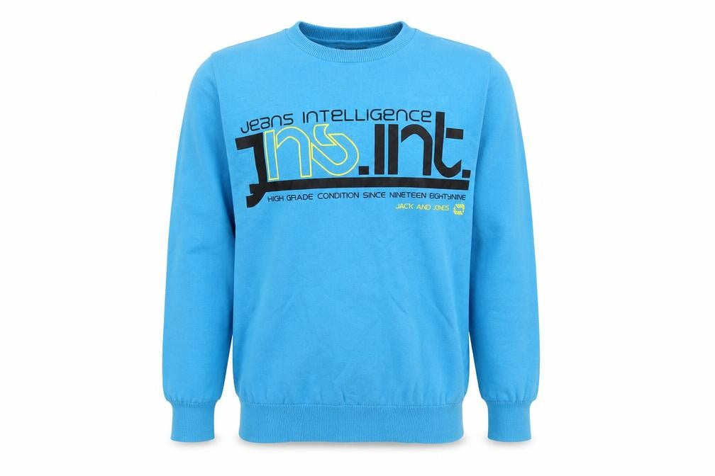 Mens UK Size M JACK & JONES Blue Pullover Jumper