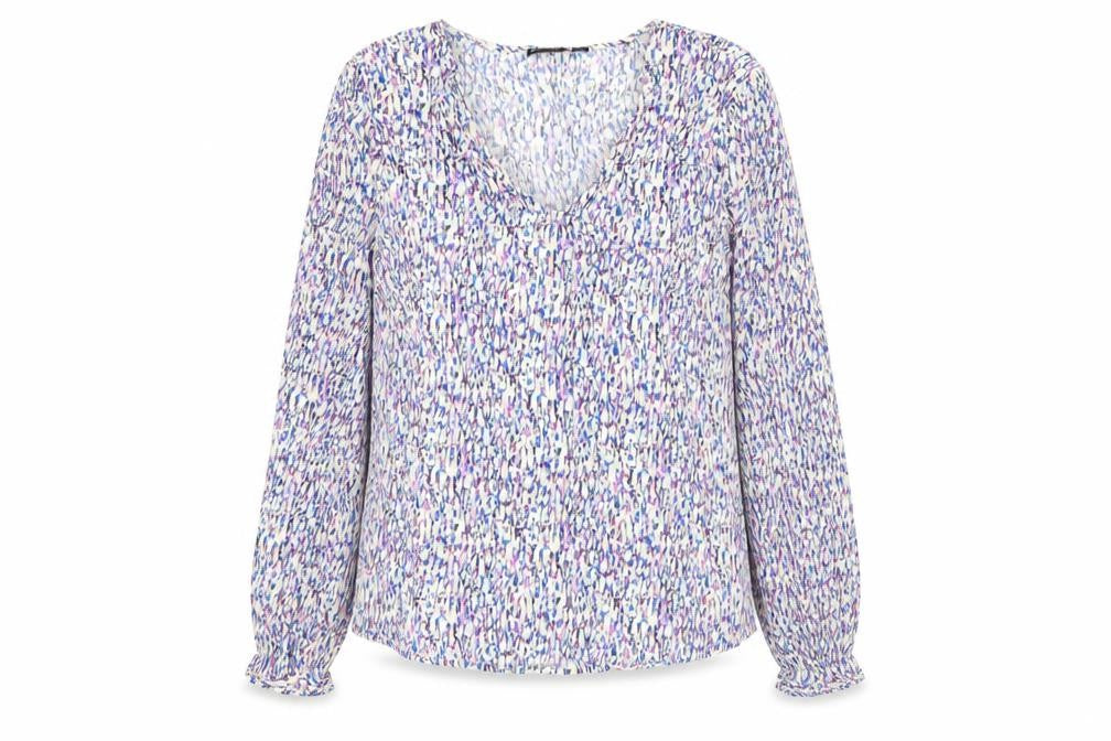 Pieces Women’s Multicoloured Floral Tunic Blouse Size L