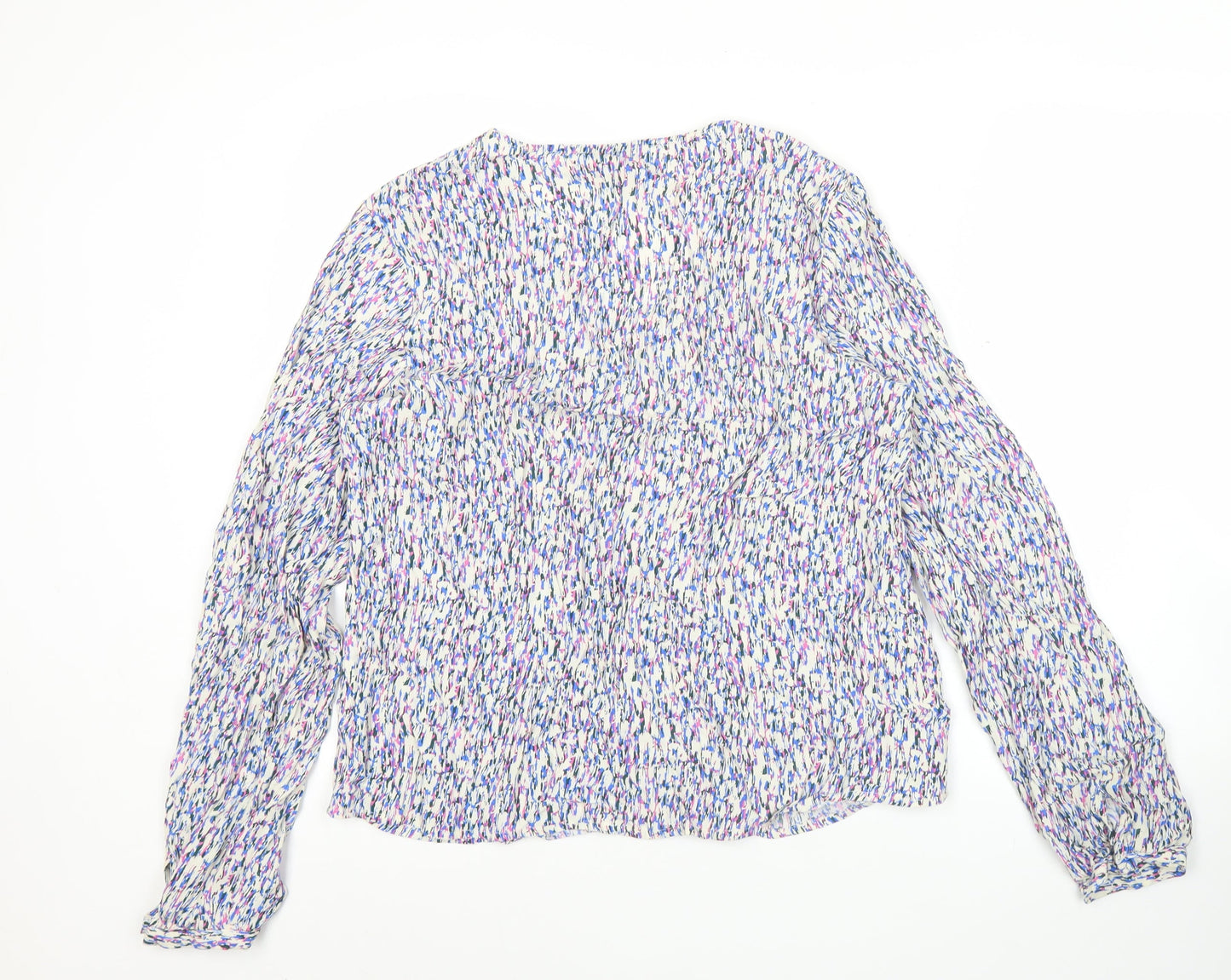 Pieces Women’s Multicoloured Floral Tunic Blouse Size L