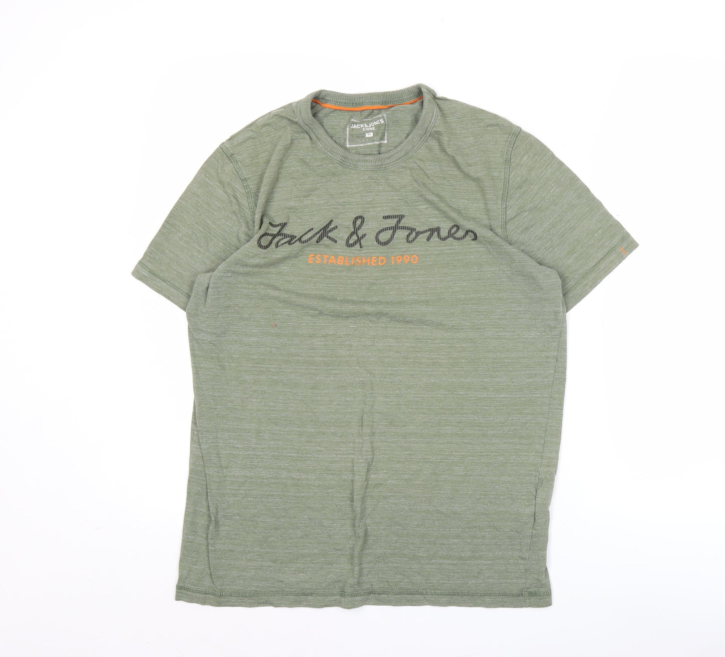 Mens UK Size M JACK & JONES Green  T-Shirt