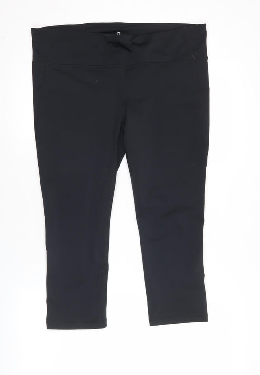 GapFit Women Black XL Leggings Slim Fit Activewear Trousers