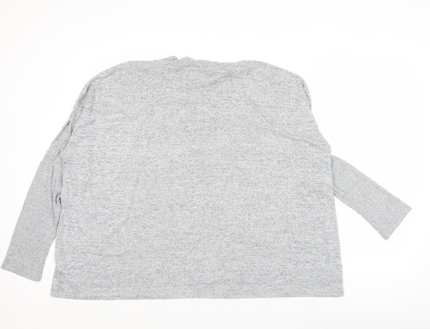 GAP Women’s Grey XL Mock Neck Long Sleeve Knit Pullover Jumper