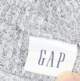 GAP Women’s Grey XL Mock Neck Long Sleeve Knit Pullover Jumper