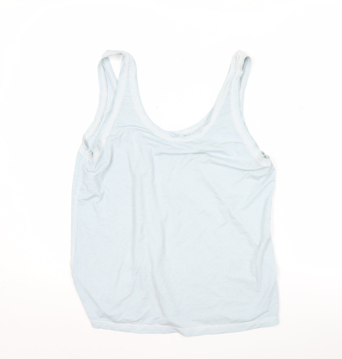 Nike Womens Blue Tank Top M Dri-Fit Athletic Gym Running Yoga