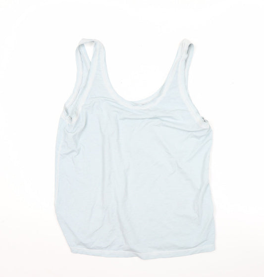 Nike Womens Blue Tank Top M Dri-Fit Athletic Gym Running Yoga