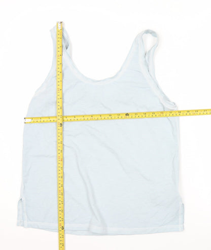 Nike Womens Blue Tank Top M Dri-Fit Athletic Gym Running Yoga