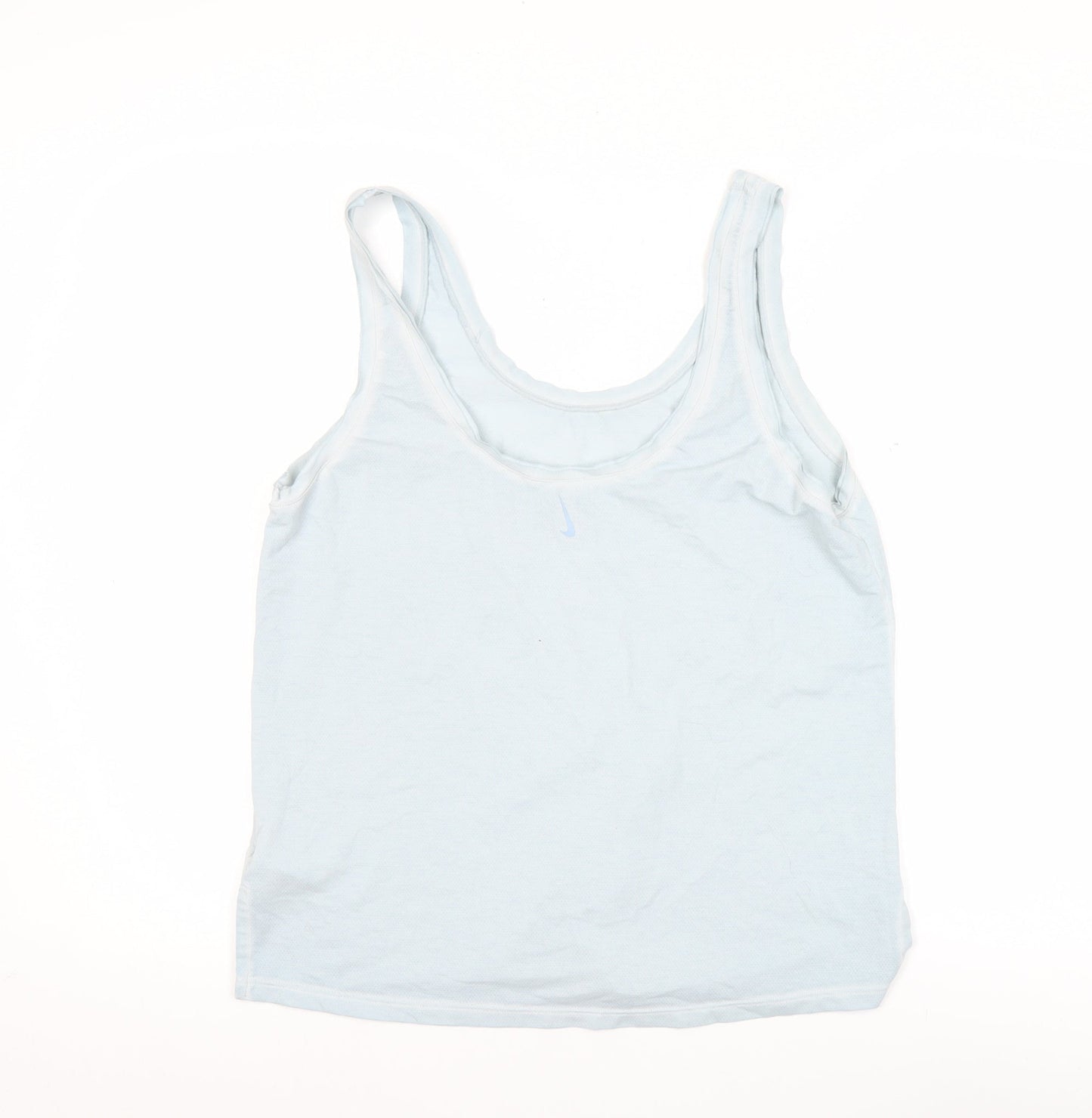 Nike Womens Blue Tank Top M Dri-Fit Athletic Gym Running Yoga