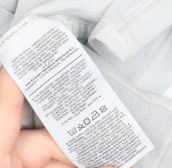 Nike Womens Blue Tank Top M Dri-Fit Athletic Gym Running Yoga