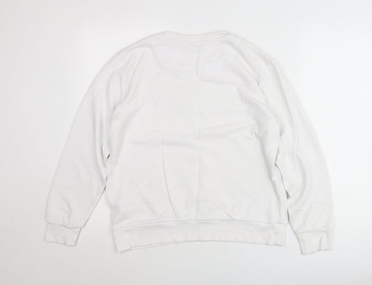 Womens UK Size S DKNY White Pullover Jumper
