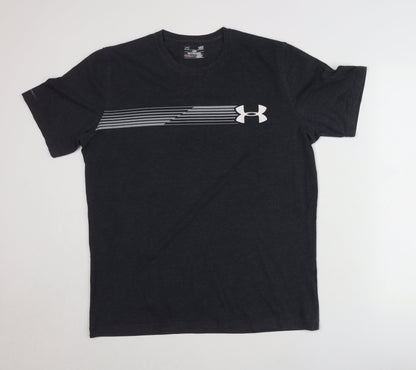 Under Armour Men's Black L HeatGear Graphic T-Shirt