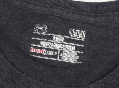 Under Armour Men's Black L HeatGear Graphic T-Shirt