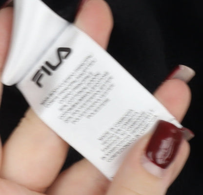 FILA Men’s Black Jogger Trousers Size S Regular Fit Sportswear