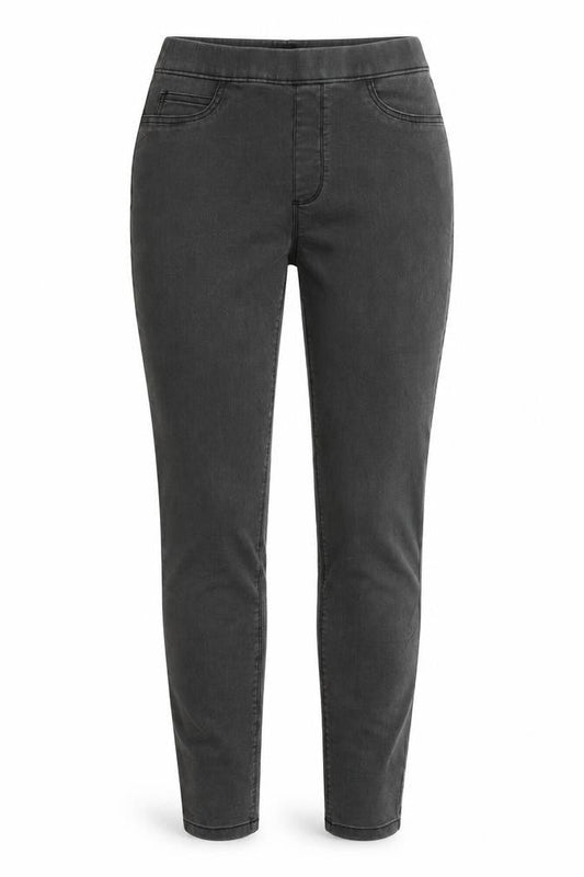 Front view of Dunnes women’s grey, size UK 10, jegging slim fit jeans