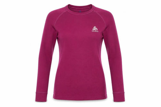 Front view of Odlo Teens Purple Slim Fit Long Sleeve jumper, size 12