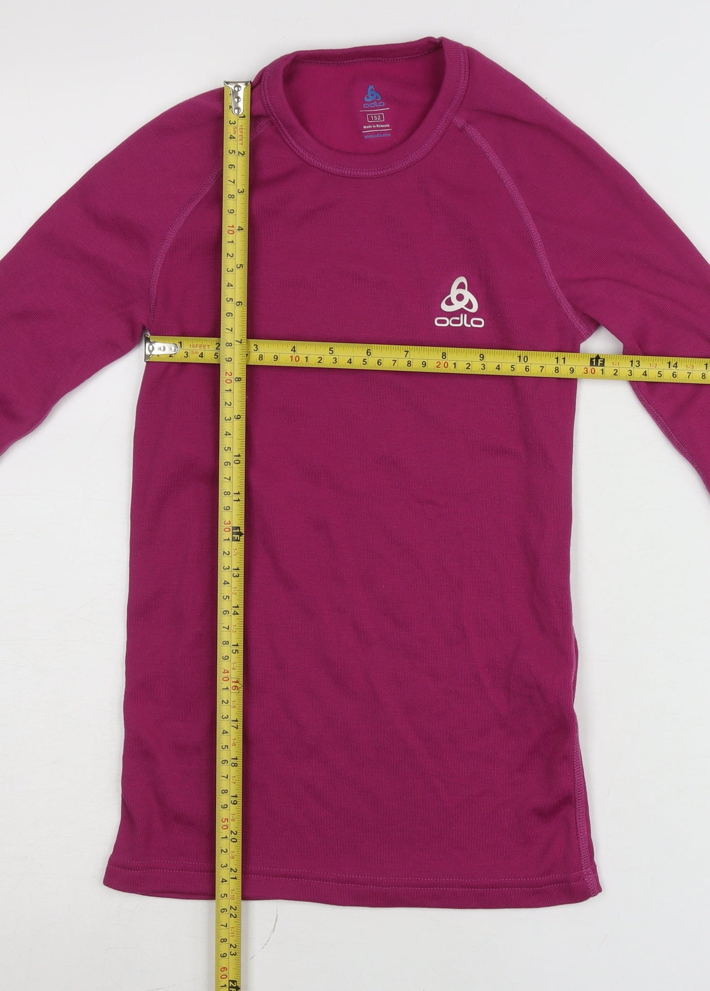 Odlo Teens Purple Slim Fit Long Sleeve Pullover Jumper Size 12