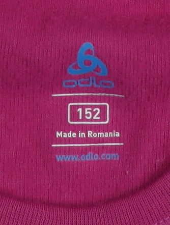 Odlo Teens Purple Slim Fit Long Sleeve Pullover Jumper Size 12