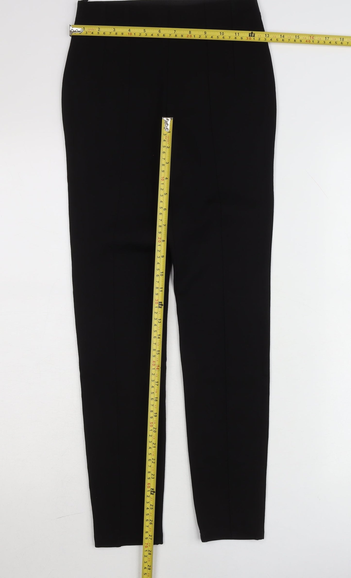 Dunnes Womens Black XS High Rise Stretch Leggings
