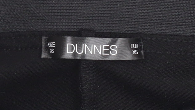 Dunnes Womens Black XS High Rise Stretch Leggings
