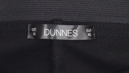 Dunnes Womens Black XS High Rise Stretch Leggings