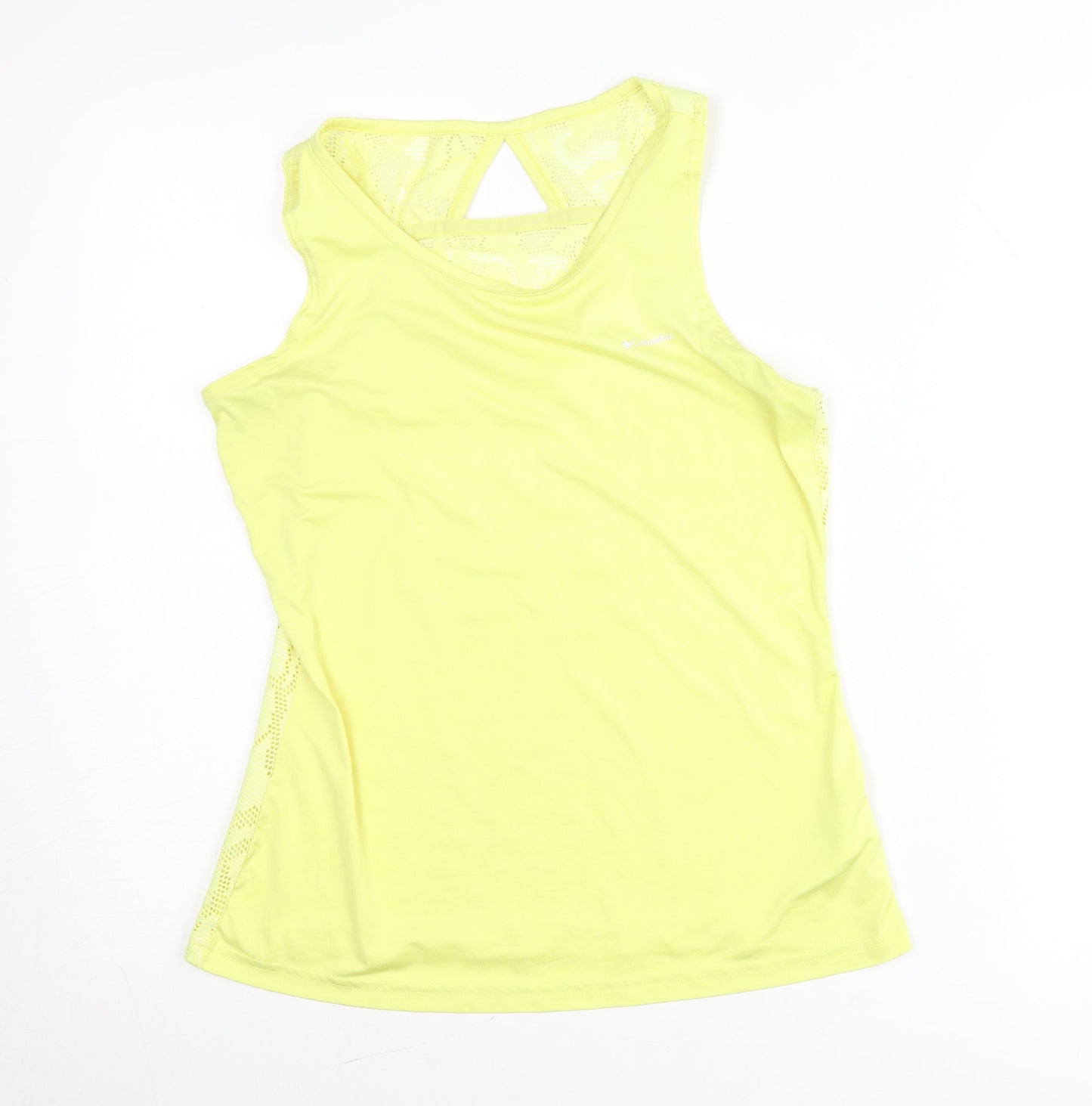 Columbia Womens Yellow Tank Top M Sleeveless Sports Summer