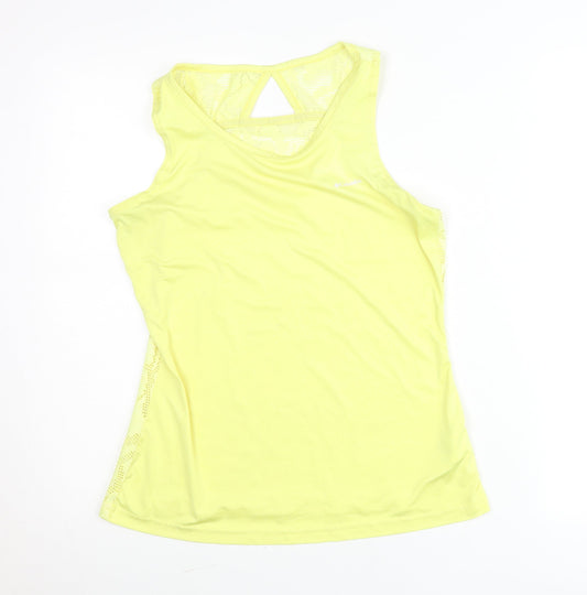 Columbia Womens Yellow Tank Top M Sleeveless Sports Summer