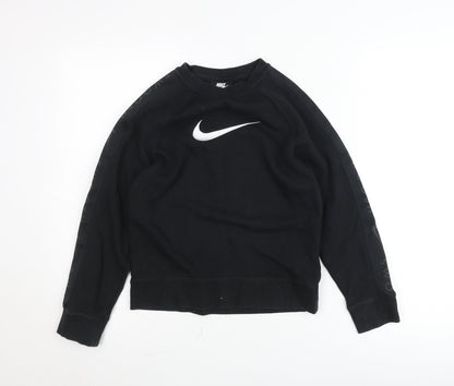 Boys UK Size 11-12 Years Nike Black Pullover Jumper