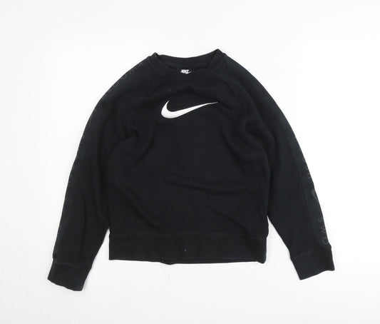 Boys UK Size 11-12 Years Nike Black Pullover Jumper