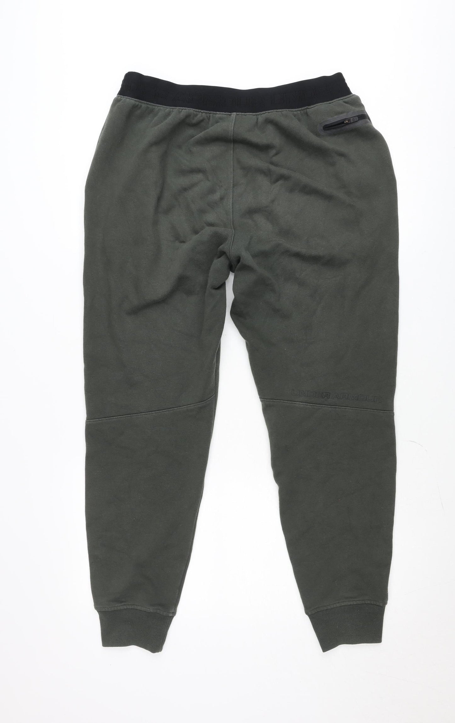Under Armour Mens Green Jogger Fleece Sweatpants Trousers L