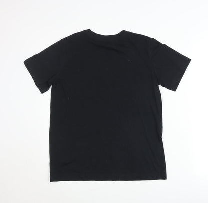 Nike Teens Black XL Graphic Logo Sports T-Shirt