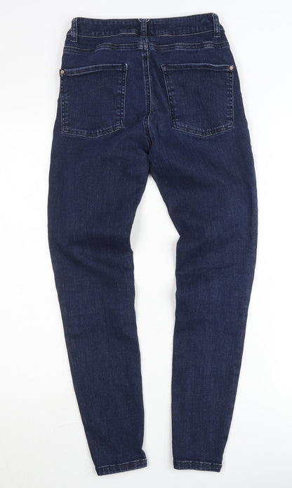 Dorothy Perkins Women’s Blue Skinny Jeans UK 10 Alex High Rise