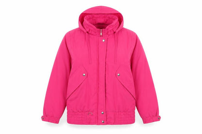 Marks & Spencer Women’s Pink Parka Jacket Size 10 Hooded Lined