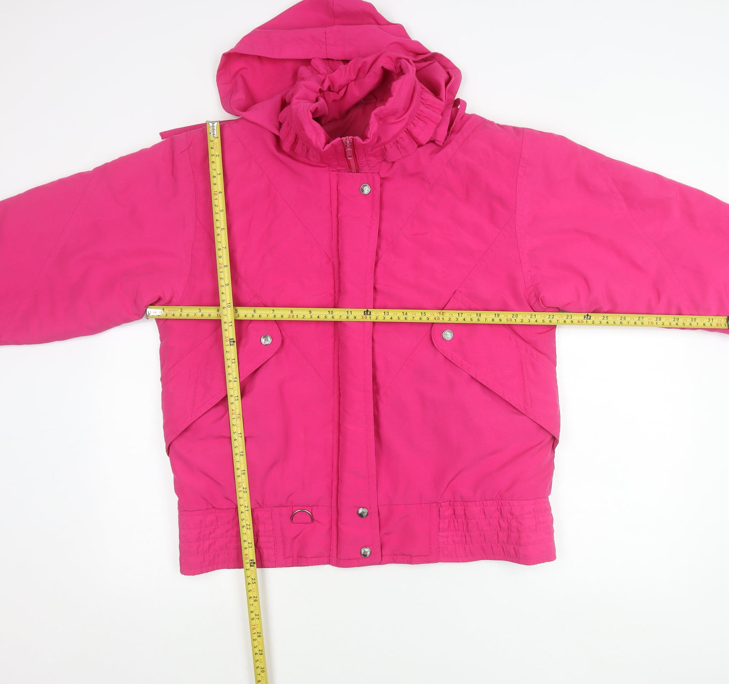 Marks and Spencer Women’s Pink Parka Jacket Size 10 Hooded Lined