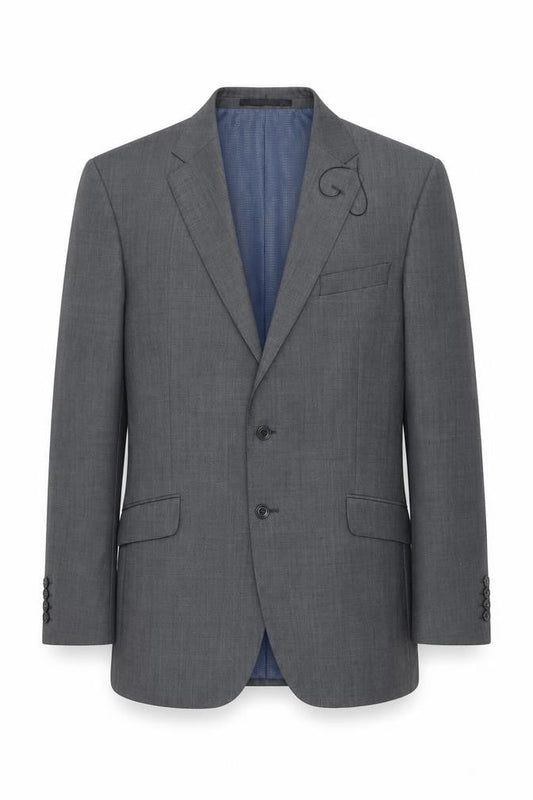 Marks and Spencer Men’s Grey Wool Suit Jacket 42L Classic Fit