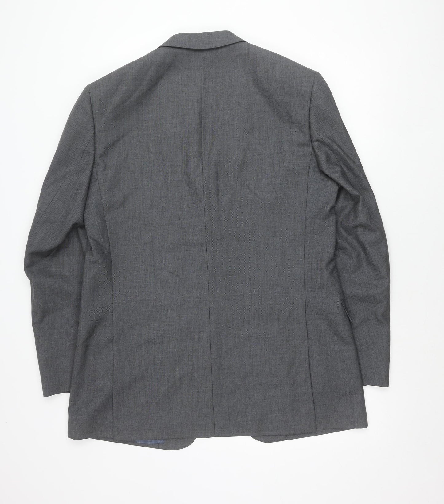 Marks and Spencer Men’s Grey Wool Suit Jacket 42L Classic Fit