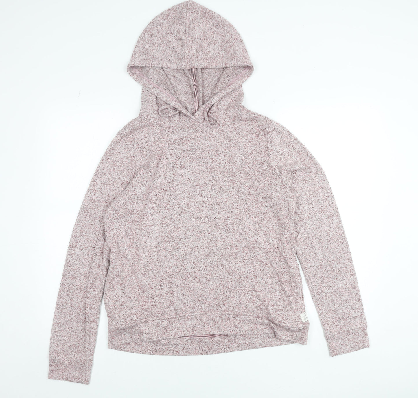 Womens UK Size 12 Fat Face Pink Pullover Hoodie