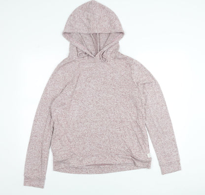 Womens UK Size 12 Fat Face Pink Pullover Hoodie