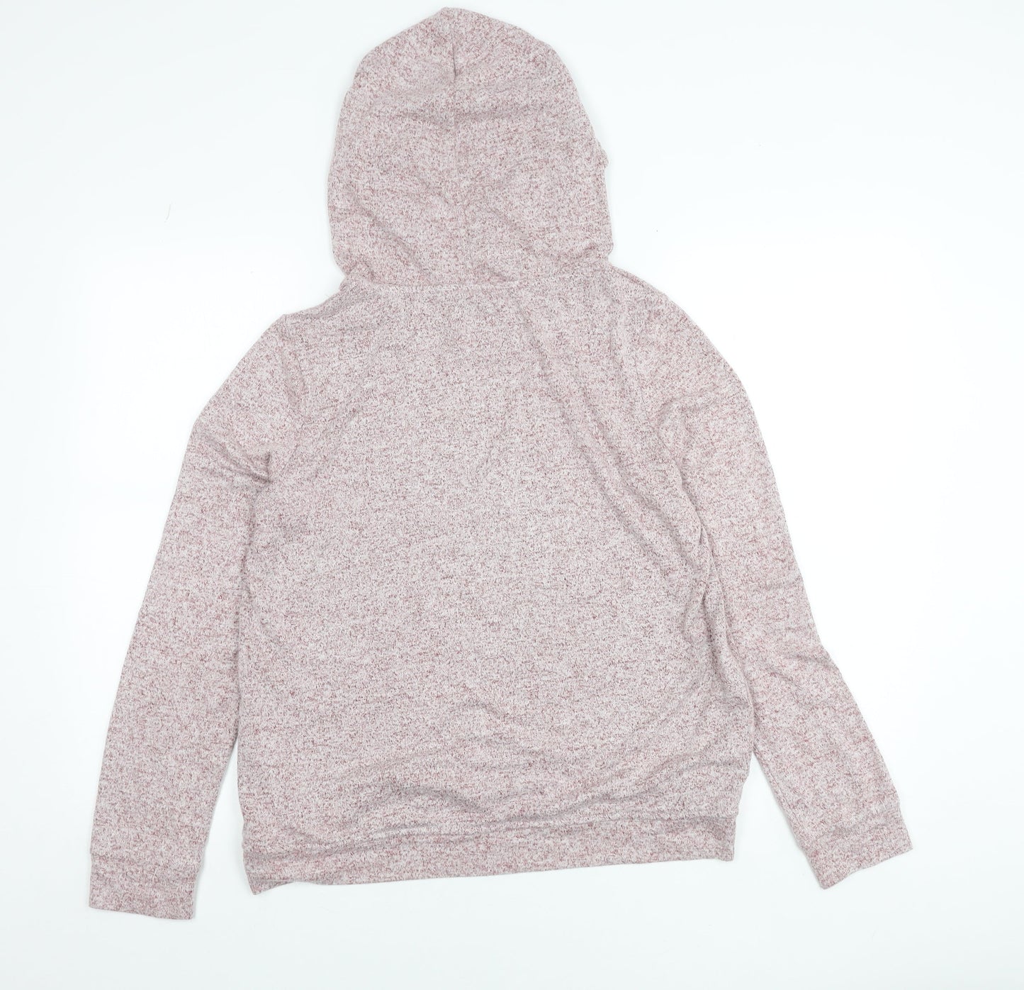 Womens UK Size 12 Fat Face Pink Pullover Hoodie