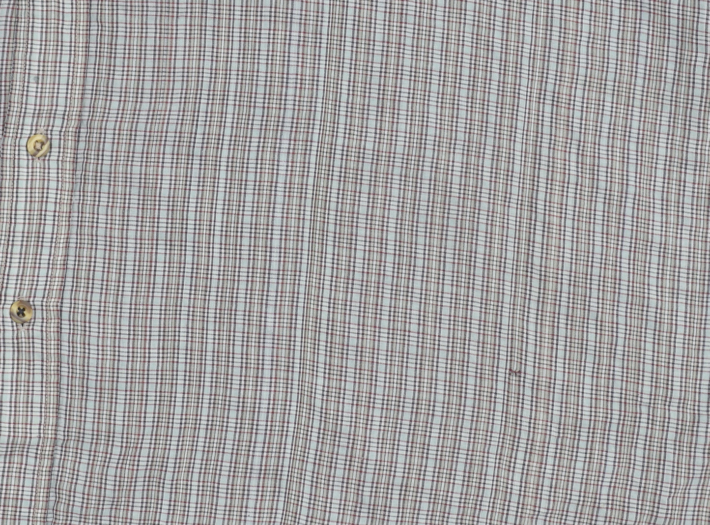 SRT Men’s Multicolour Check Shirt 2XL Tall Long Sleeve Button Up